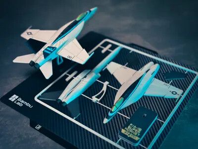 Top Gun Maverick F/A-18 Super Hornet – 3D Kit Card Model_img_1