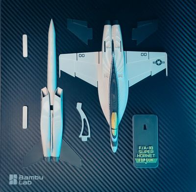 Top Gun Maverick F/A-18 Super Hornet – 3D Kit Card Model_img_4