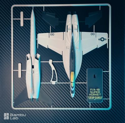 Top Gun Maverick F/A-18 Super Hornet – 3D Kit Card Model_img_5