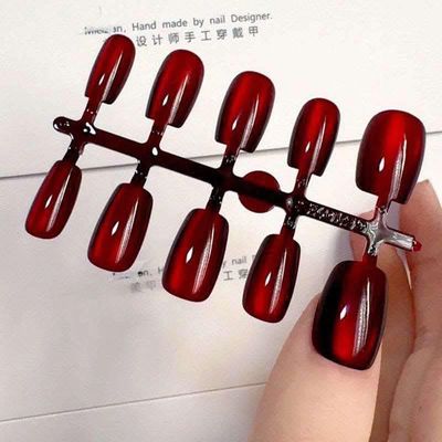 cats eye fake nails_img_0