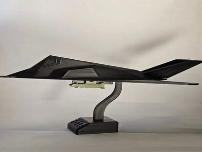 F-117 Stealth Fighter Kit Card – Snap-Fit Jet Model_img_4