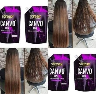 Streax Canvo Line Straightening Cream & Neutralizing Cream Set_img_0