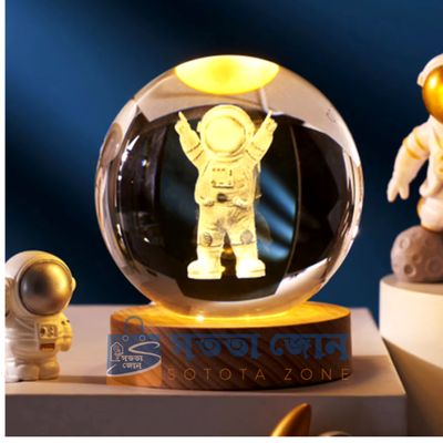 Multi Color Changing LED 3D Crystal Ball -Color Variations_img_2