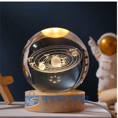 Multi Color Changing LED 3D Crystal Ball -Color Variations_img_9