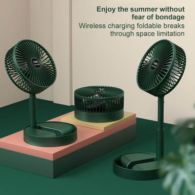 Portable USB Rechargeable Fan Telescopic Folding Desktop Fan_img_0