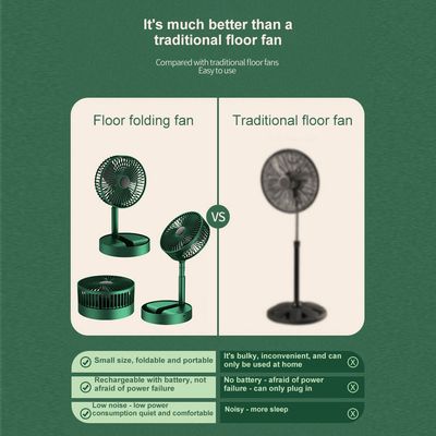 Portable USB Rechargeable Fan Telescopic Folding Desktop Fan_img_6
