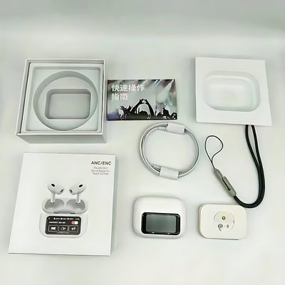 🎧 A9 Pro ANC Touch Screen Display Earbuds – White_img_0