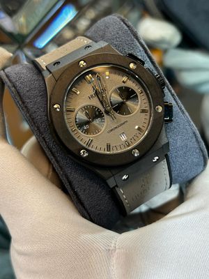 Hublot Classic Fusion Black Case Grey Dial Grey Belt V2_img_0
