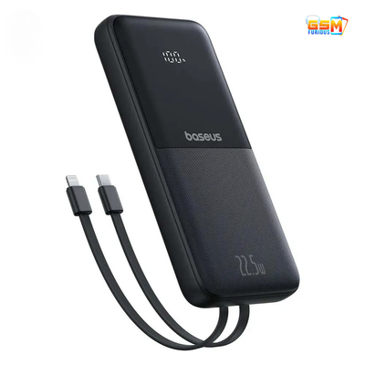 Baseus PPJP311 10,000mAh 22.5W Power Bank with Attached Type-C & Lightning Cable_img_0