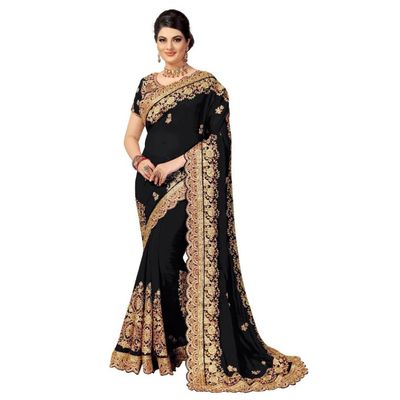 Embroidery & Sequence Work Party saree_img_2