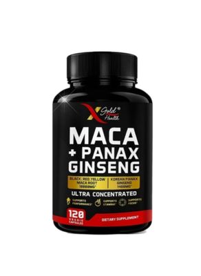 X Gold Health Maca PanaxGinseng Ultra Concentrated - 120 Capsules_img_0