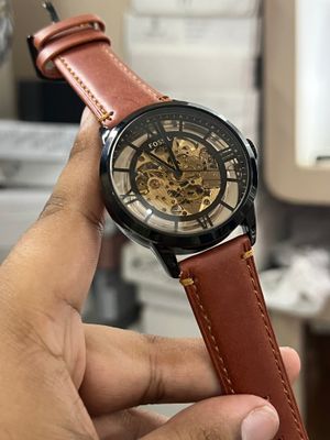 FOSSIL AUTO SKELETON LIGHT BROWN_img_0
