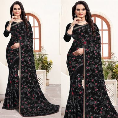 Embroidery work party saree_img_0