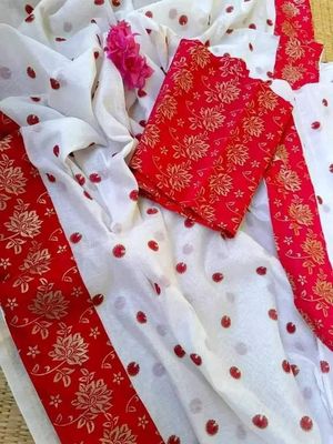 Half Silk Sharee পহেলা বৈশাখ আপডেট শাড়ি_img_4