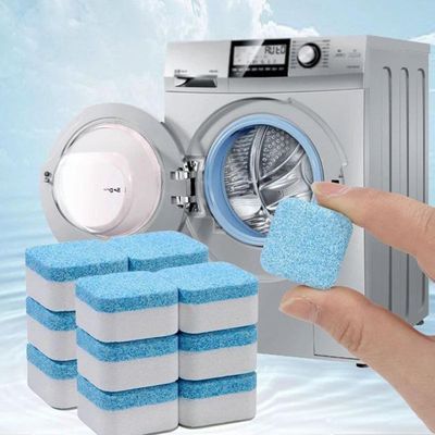12 Pcs Washing Machine Cleaner Washer Cleaning Detergent Effervescent Washer Cleaner_img_2