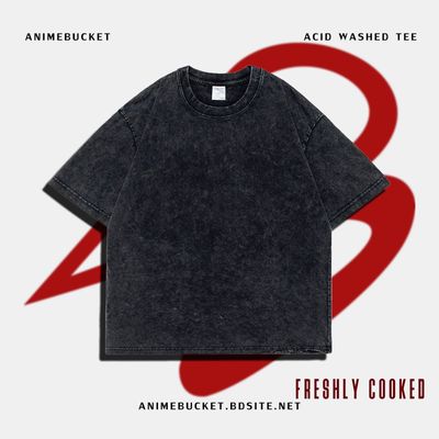 BLACK ACID WASHED TEE_img_0
