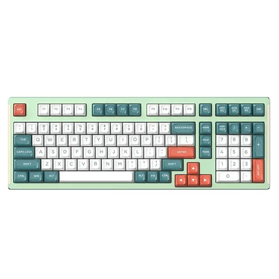 MONKA 6102 Aluminium Alloy Prebuilt Mechanical Keyboard_img_1