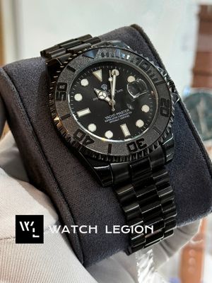 ROLEX YACHT MASTER CHAIN FULL BLACK SWEEP