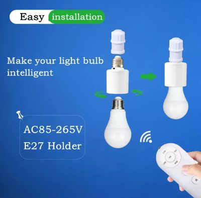 Smart Remote Control LED Bulb Holder_img_2