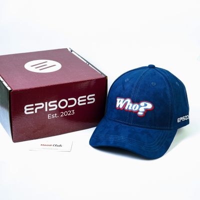 Episodes 'who?' Navy Suede Cap_img_4