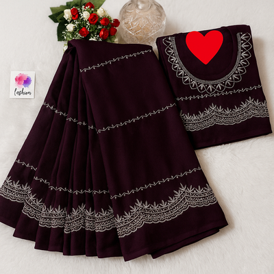 সেলফ শাড়ি কম্পিউটার এমব্রয়ডারি কাজ_img_1