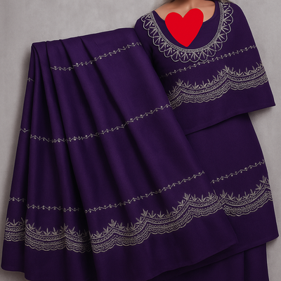 সেলফ শাড়ি কম্পিউটার এমব্রয়ডারি কাজ_img_2