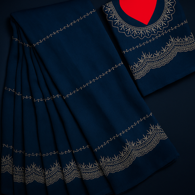 সেলফ শাড়ি কম্পিউটার এমব্রয়ডারি কাজ_img_4