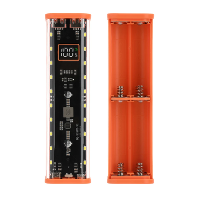 Fast Charging 8pcs 18650 Battery Power Bank Case with LED Light_img_1