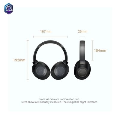 Vention SoundMate S11 Wireless On-Ear Headphones – Black_img_1