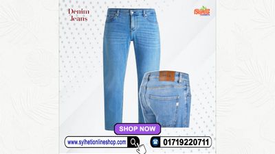 BOSS Delaware Slim Fit Jeans Light Wash Blue_img_0