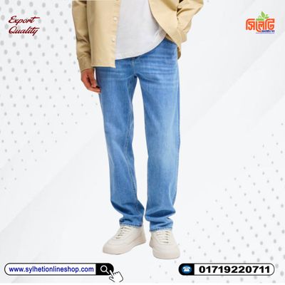 BOSS Delaware Slim Fit Jeans Light Wash Blue_img_4