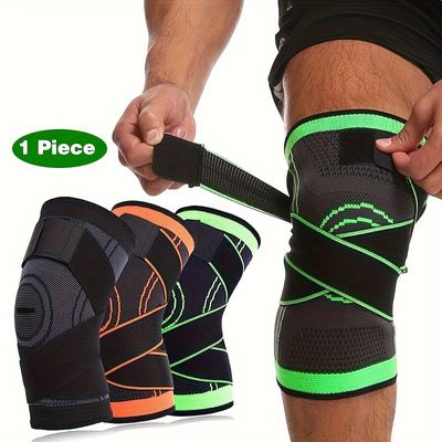 Knee Support Knee Brace and A Pair of Protective Palms for Arthritis ACL and Meniscus Tear Adjustable Knee Sleeves for Sports Running Knee Support for Men and Women_img_1