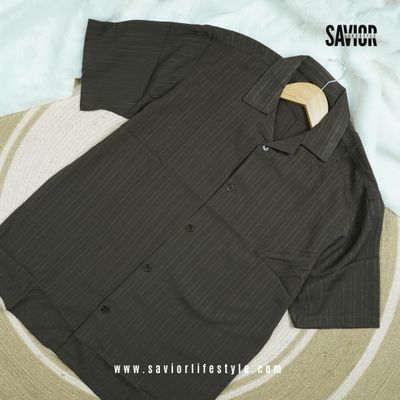 Olive Green Half Sleeve Shirt