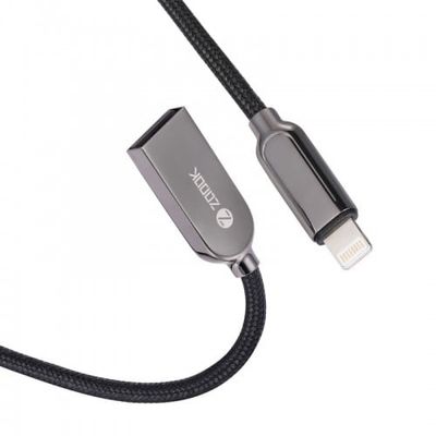 ZOOOK MagicLight I USB A to Lightning Smart LED Fast Charging Cable Price In Bangladesh_img_1