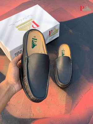 Black Plain Half Loafer_img_3
