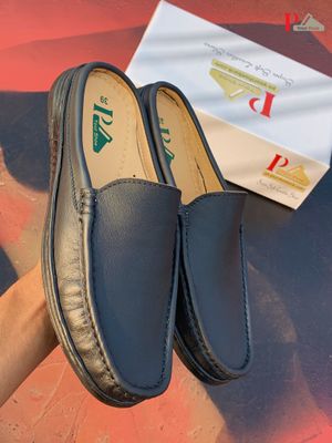 Black Plain Half Loafer_img_6