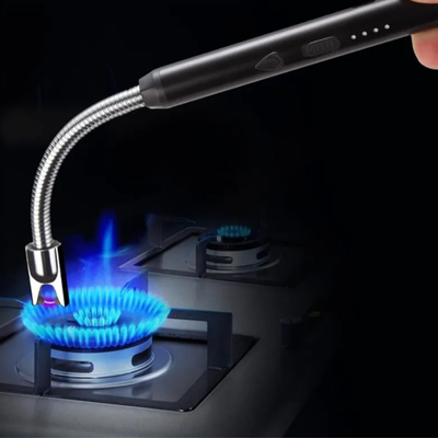 Type-C Rechargeable Windproof Arc Lighter with Flexible Neck – Random Color_img_0