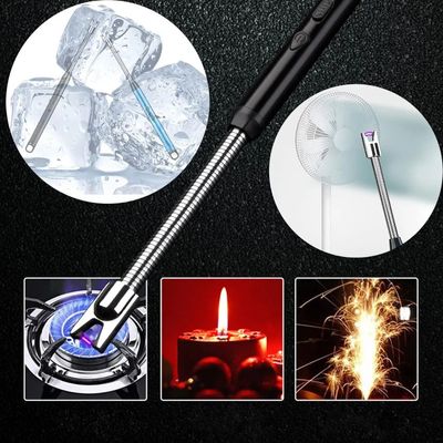 Type-C Rechargeable Windproof Arc Lighter with Flexible Neck – Random Color_img_2