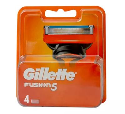 Gillette Fusion Manual Shaving Razor Blades Cartridge 4 pcs_img_0