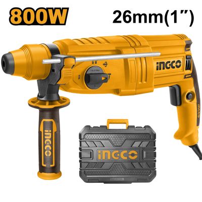 INGCO 800W Rotary Hammer Drill 26mm, 2.5J, Model: RGH9028_img_0
