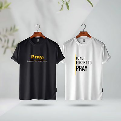 Pray. T-shirt premium quality 100% cotton