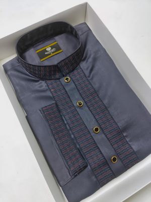 Ajwah Midnight Crest – Premium Embroidered Panjabi_img_1