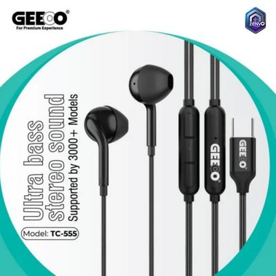 Geeoo TC-555 Type-C Semi In-Ear Wired Earphone_img_0
