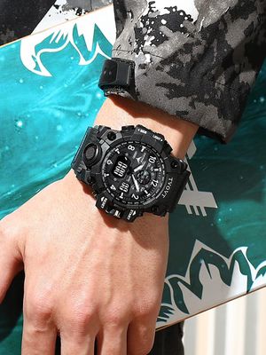 TVOVT TV8803 Men's Waterproof Sports Watch with Japan Movement_img_7