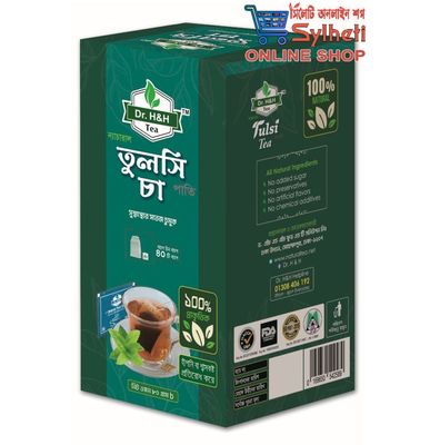 Natural Tulsi Tea - 40 Tea Bags - Dr. H&H_img_1