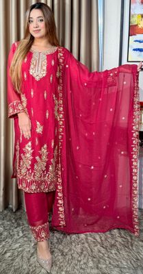 ইন্ডিয়ান জর্জেট থ্রি-পিস কালেকশন_img_0