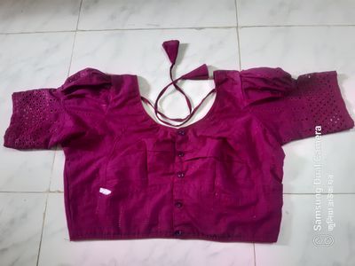 চিকেন টু ঘটি হাতা ব্লাউজ / Habuka short sleeve blouse for women's and grals._img_8