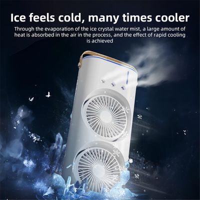 Rechargeable Remote Control Double Head Spray Cooling Fan_img_7
