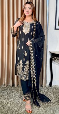 ইন্ডিয়ান জর্জেট থ্রি-পিস কালেকশন_img_0