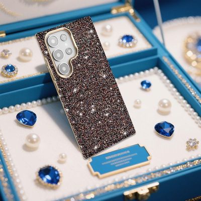 Gemstone Texture Samsung S25 Ultra Case Star Diamond Sparkling Protective Case_img_0
